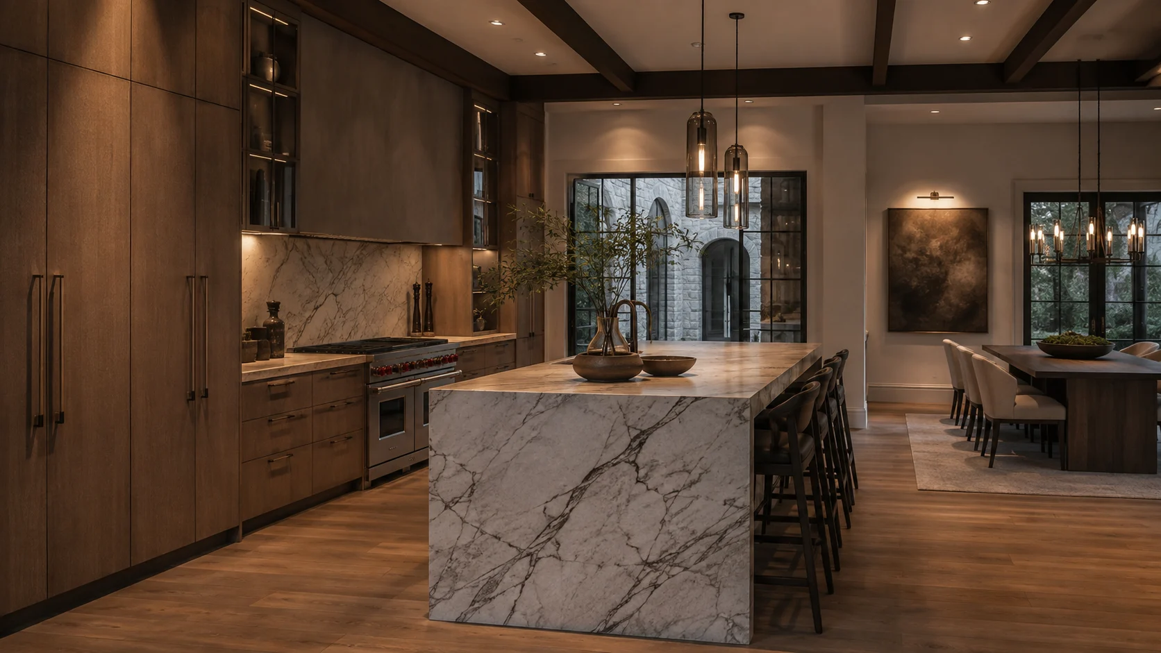 Custom luxury residential kitchen interior